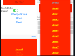NativeScript-Drop-Down Screenshot 1