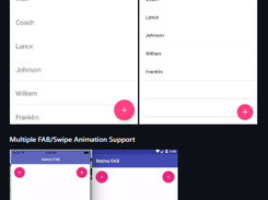 NativeScript-FloatingActionButton Screenshot 1