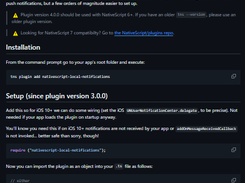 NativeScript Local Notifications Plugin Screenshot 1