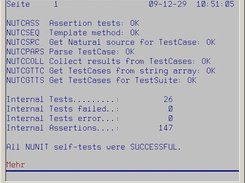 NatUnit tests itself with internal unit tests.