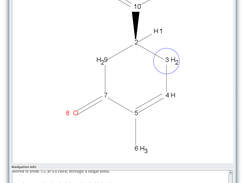 Molecular structure navigation