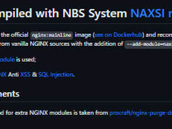 NAXSI module Screenshot 1