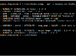 Compare metadata for non-record variables.