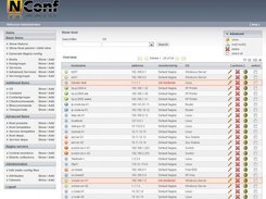 Main NConf interface