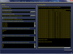 Main program GUI