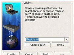 preBeta-01 Screenshot showing the Driver-Installer