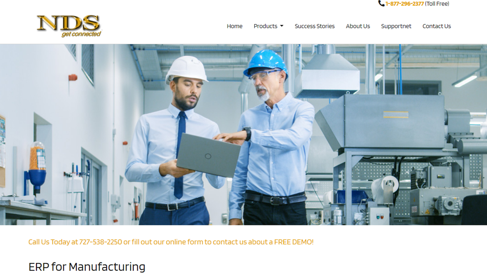 NDS ERP Manufacturing Screenshot 1