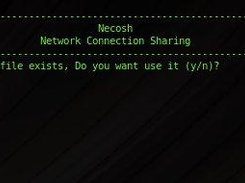 NECOSH: Network Connection Sharing Screenshot 1