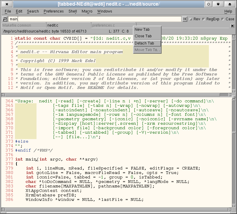 nedit pour windows 7