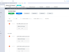 Track a case through each phase at-a-glance.