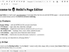Neiki's Page Editor Screenshot 1