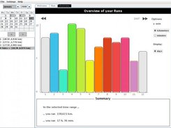 Overview of one year in the Black&White-Colorscheme