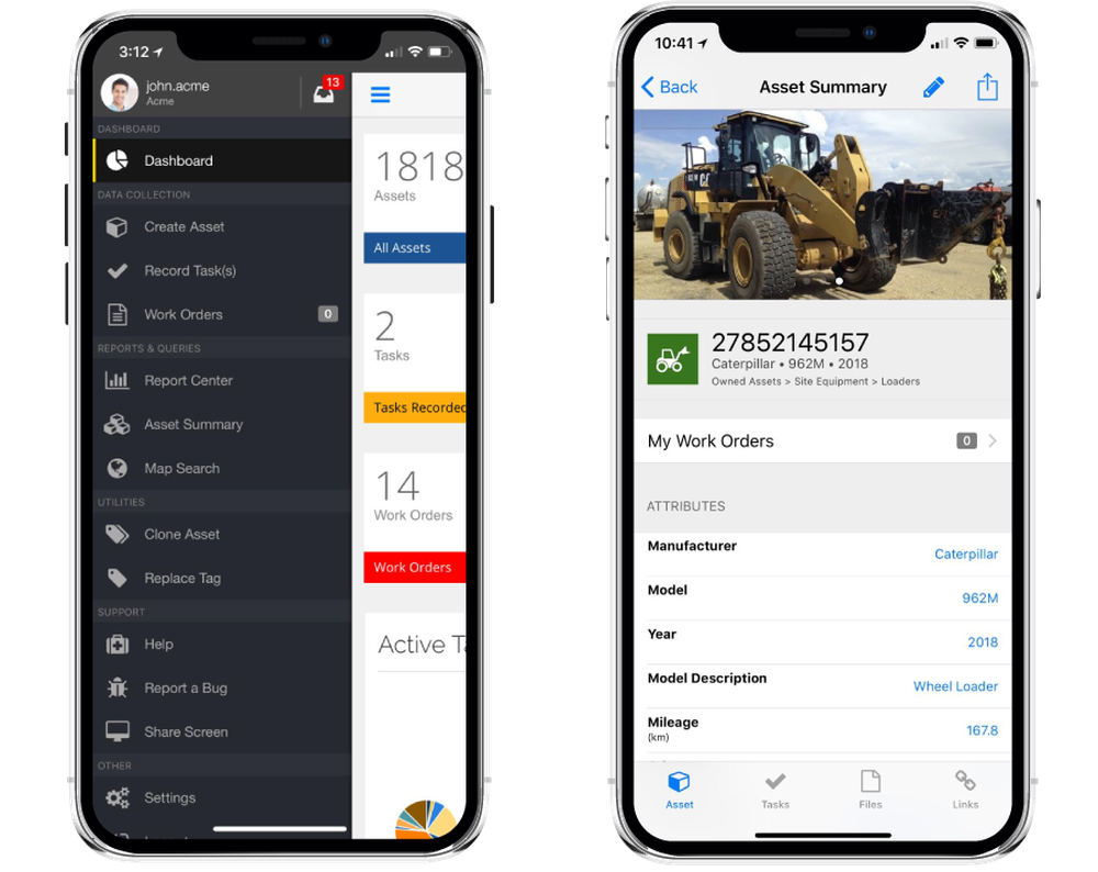 Nektar Data Cloud Mobile Dashboard