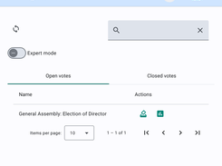 The voter always has a clear frontend to cast their vote, no matter the complexity of the election.