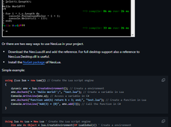 NeoLua Screenshot 1