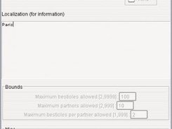 A domain configuration window