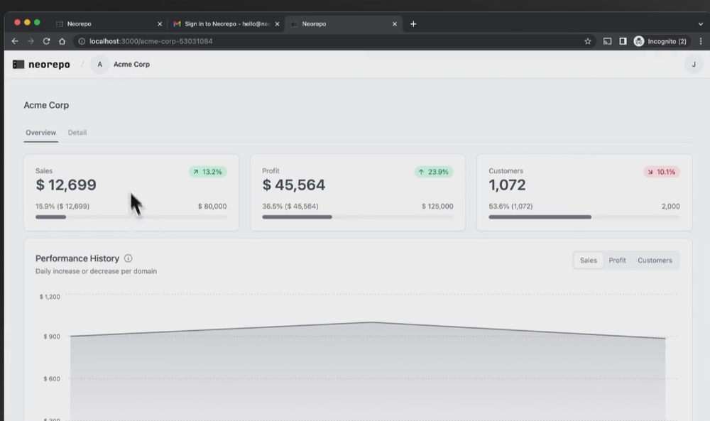 Neorepo Screenshot 1