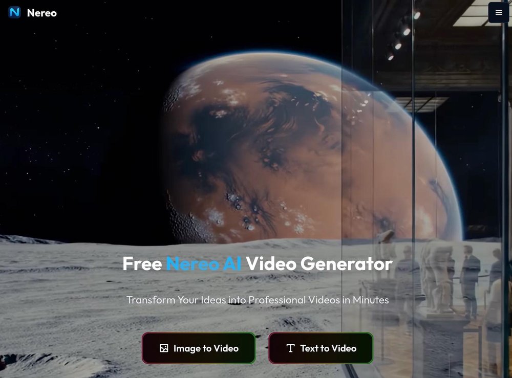 Nereo Video Homepage