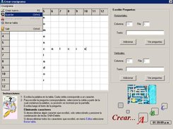 Crossword window options