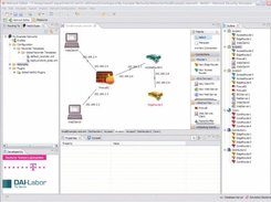 Network editor perspective with an access network