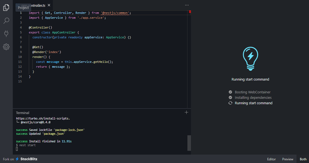 NestJS Screenshot 1