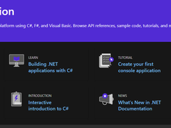 .NET Docs Screenshot 1