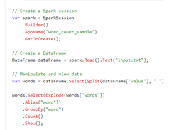 .NET for Apache Spark Screenshot 1