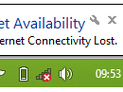 connection gone balloon notification