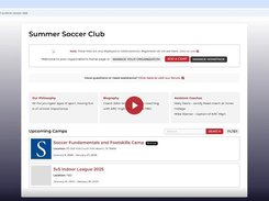 Each user gets an account homepage that lists all active camps/events. PLUS subscribers can add content, remove NetCamps branding, and manage an interactive user forum.