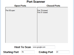PortScanner Tool