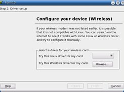 device setup should cover all alternatives