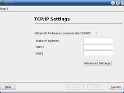 TCP/IP settings are common across all connection types