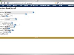 Port Search Screen