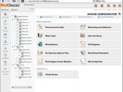 The Apache management screen