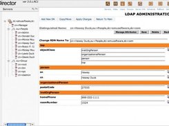 LDAP Management Screen