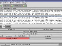 A typical Netdude session