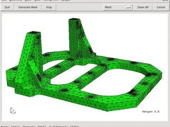 Netgen mesh generated from STEP geometry import