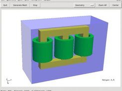 Simple transformer built with Netgen CSG modeler