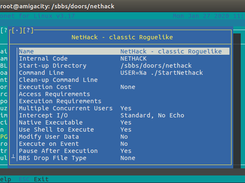 SCFG configuration screen