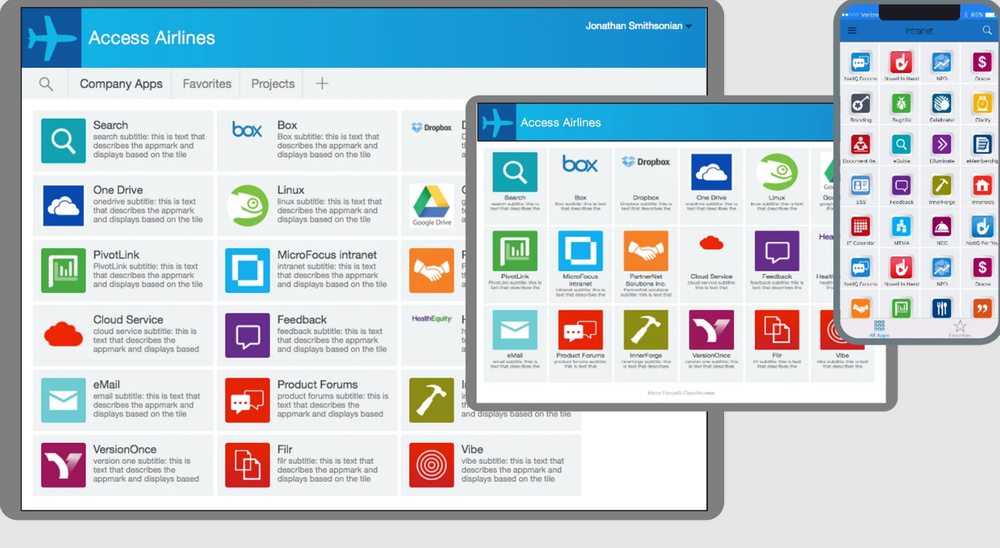 OpenText NetIQ Access Manager Screenshot 1