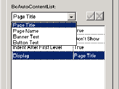 Auto generate table of contents