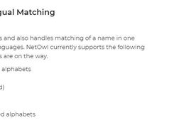 NetOwl NameMatcher Screenshot 3