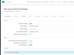 Proxy Parameters