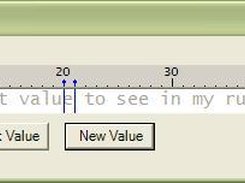 Example View of Ruler Control on a WinForm