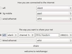 netsharegui ready to enable sharing