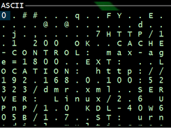 ASCII packetdata
