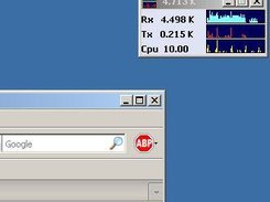 Nettxrx on the desktop showing counter graphs.