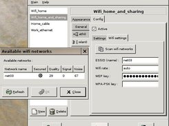 wifi settings on Debian