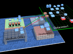 Network Diagram with transparencies