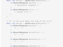 NetworkResponse Retrofit adapter Screenshot 1